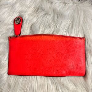 Coach Fiery Red Leather pouch